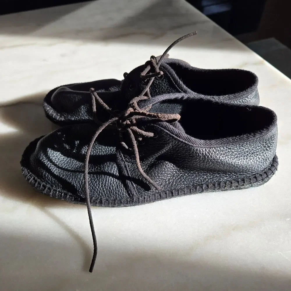 Saint Laurent Paris Deer Leather Espadrilles Shoes size 39